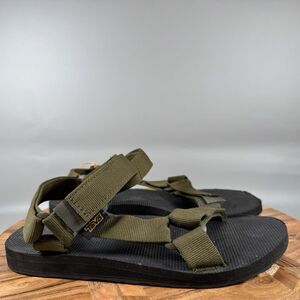 Teva Original Universal Sandals Men's Size 7 Green Black Adjustable Casual